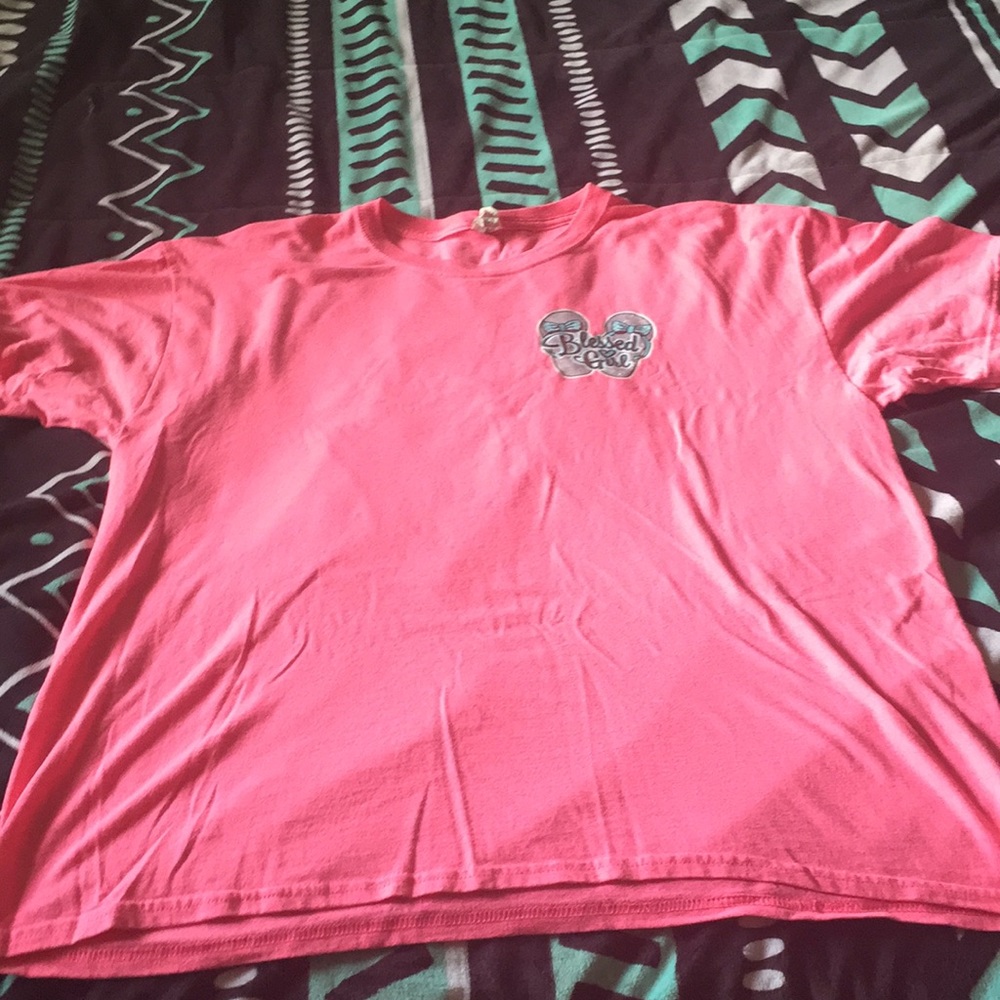 Hot pink “Blessed Girl” shirt
